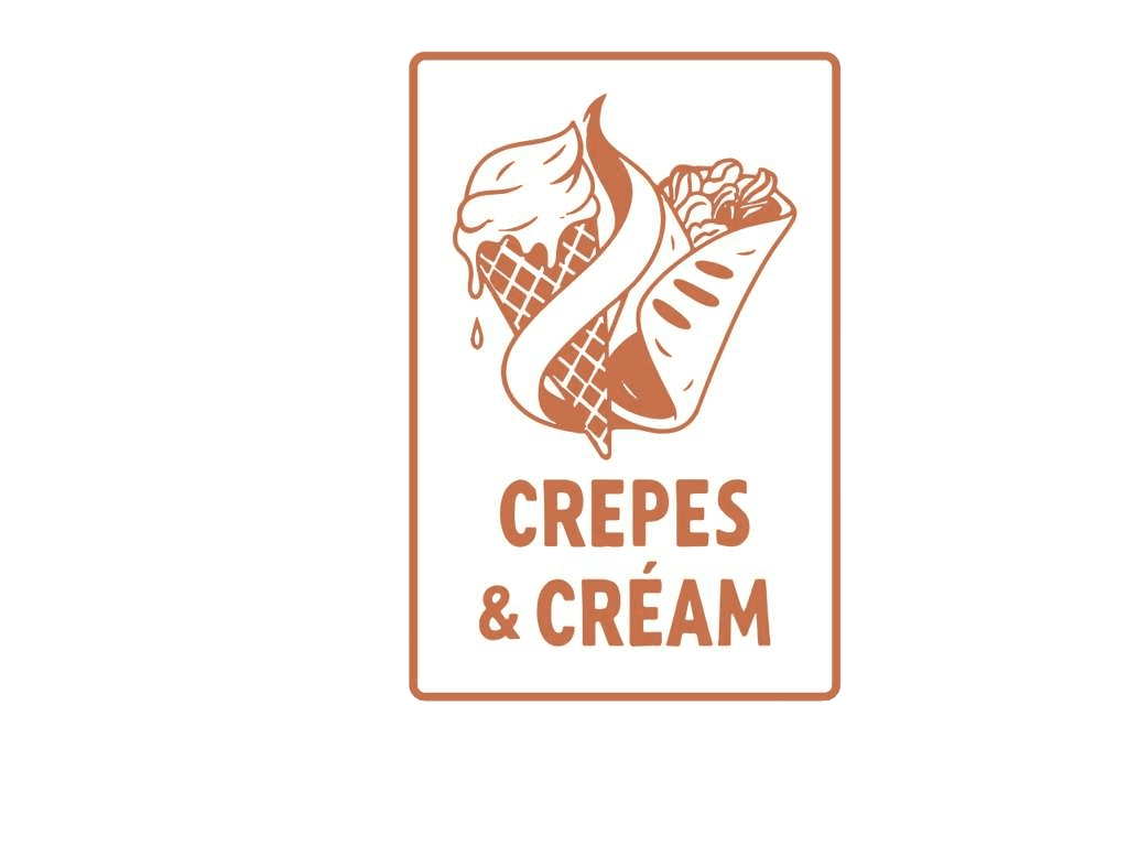 Crepes & Créam Logo